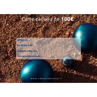 Carte Cadeau la boule bleue 100€