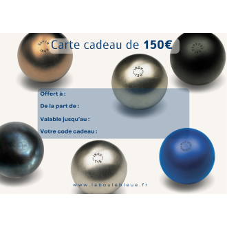 Carte Cadeau la boule bleue 150€