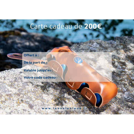 Carte Cadeau la boule bleue 200€