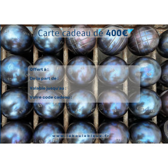 Carte cadeau La Boule Bleue 400€