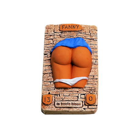 Fanny petanque en relief 17 x 10 cm