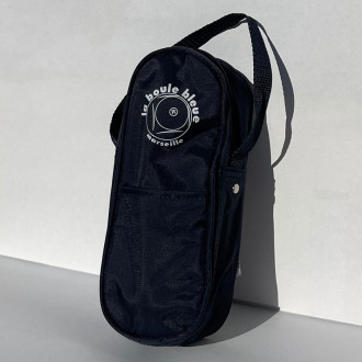 Blue Nylon Canvas Boules Bag