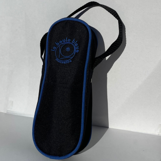 Nylon Canvas Boules Bag - Black/Blue