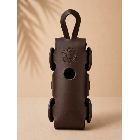 Sacoche cuir La bouclée - Cuir noir
