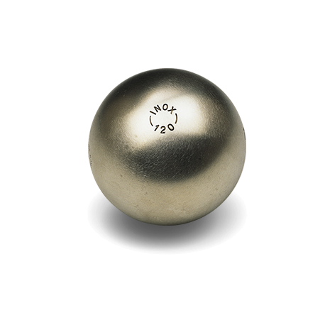 Boule de pétanque demi-tendre en inox, la triplette made in Marseille