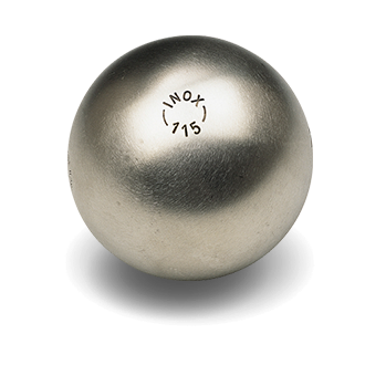 Boule tendre en acier inox, la boule de pétanque fabriquée à Marseille