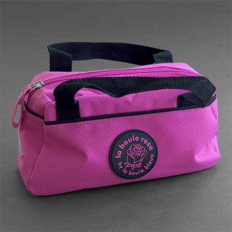 Pink Horizontal Canvas Boules Bag